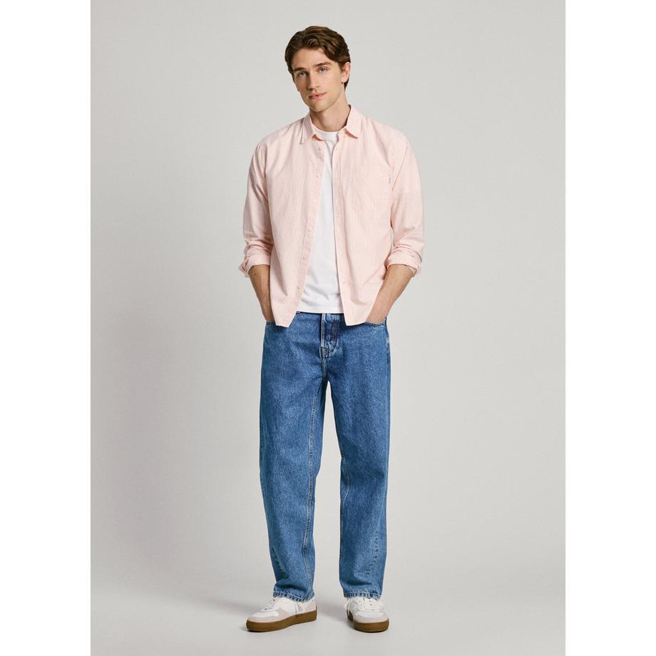 Pepe Jeans London Matthew Camicia a Righe Maniche Lunghe  