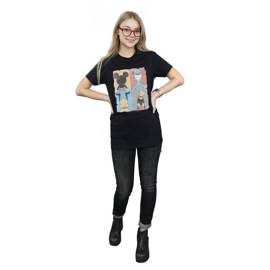 Disney Four Backs T-Shirt Stampata  