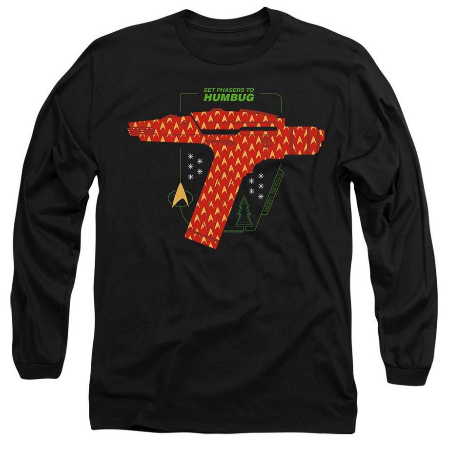Phaser Set To Humbug Maglietta Natale