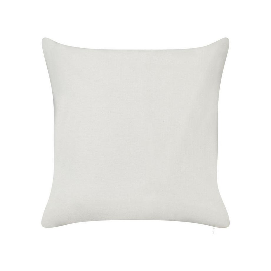 Beliani Lot de 2 coussins décoratifs en Coton Boho ZALEYA  