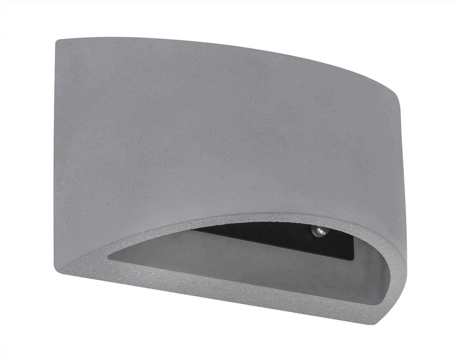 mutoni Applique Timo gris béton 1xG9  