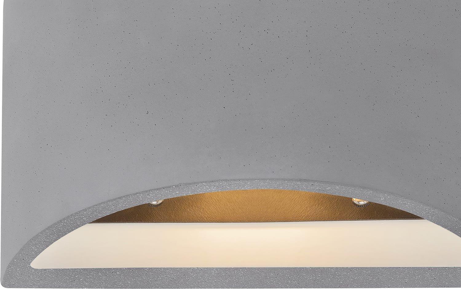 mutoni Applique Timo gris béton 1xG9  