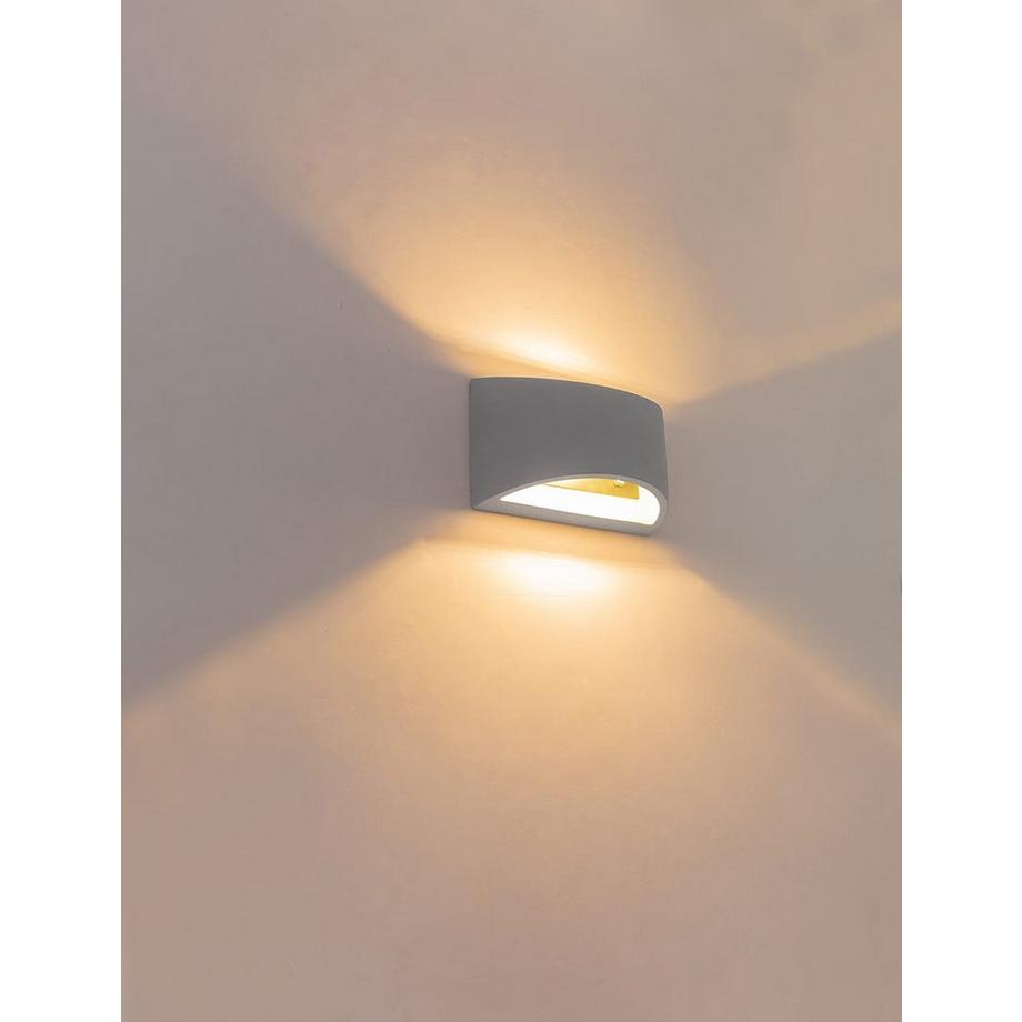 mutoni Wandleuchte Timo Beton  1xG9  