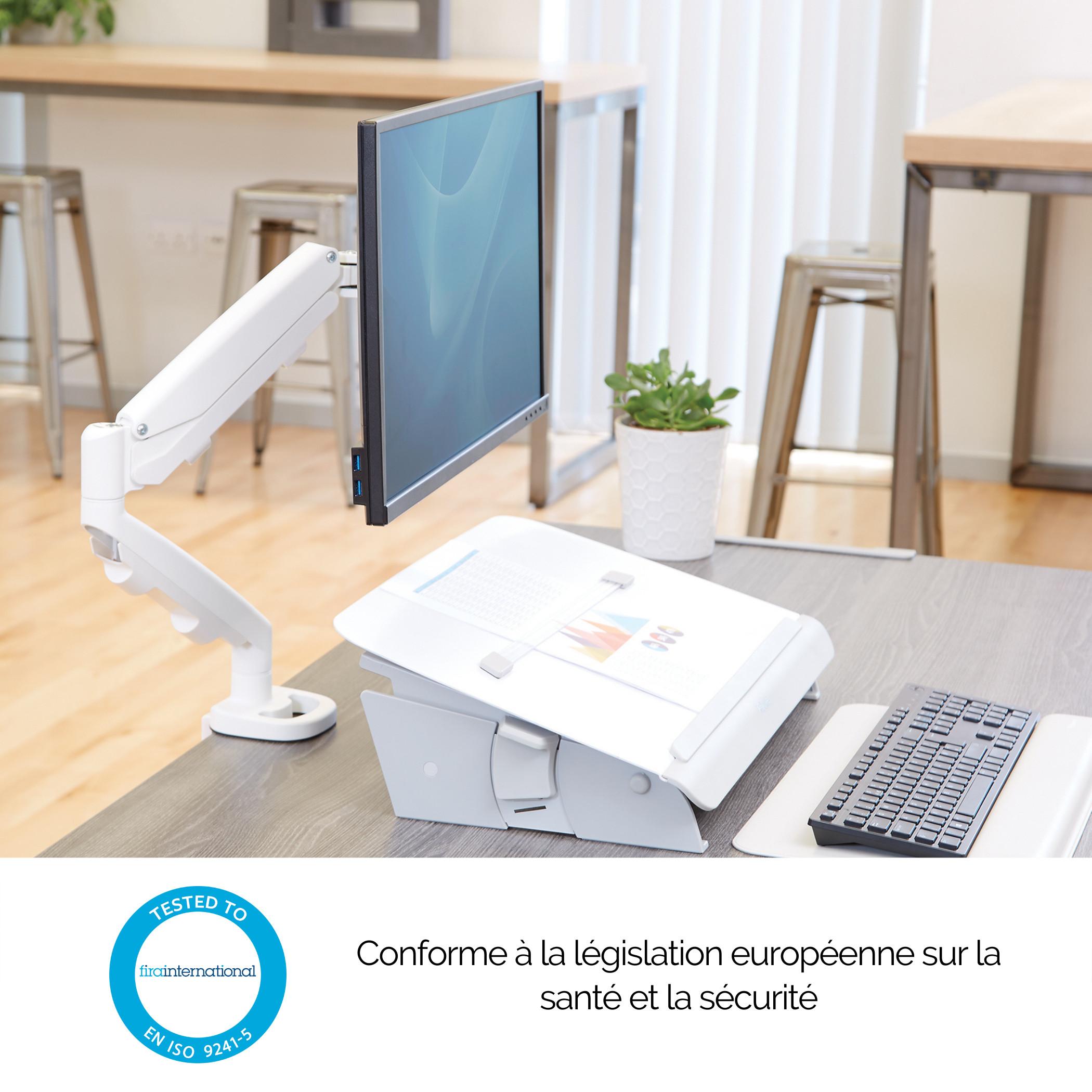 Fellowes  FELLOWES Monitorhalterung EPPA 9683201 weiss 