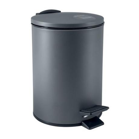spirella Poubelle à pédale Acier ADELAR 3L Gris Mat  