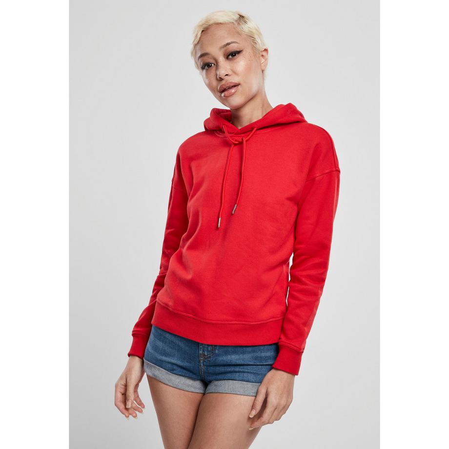 URBAN CLASSICS Basic Gerippter Kapuzenpullover  
