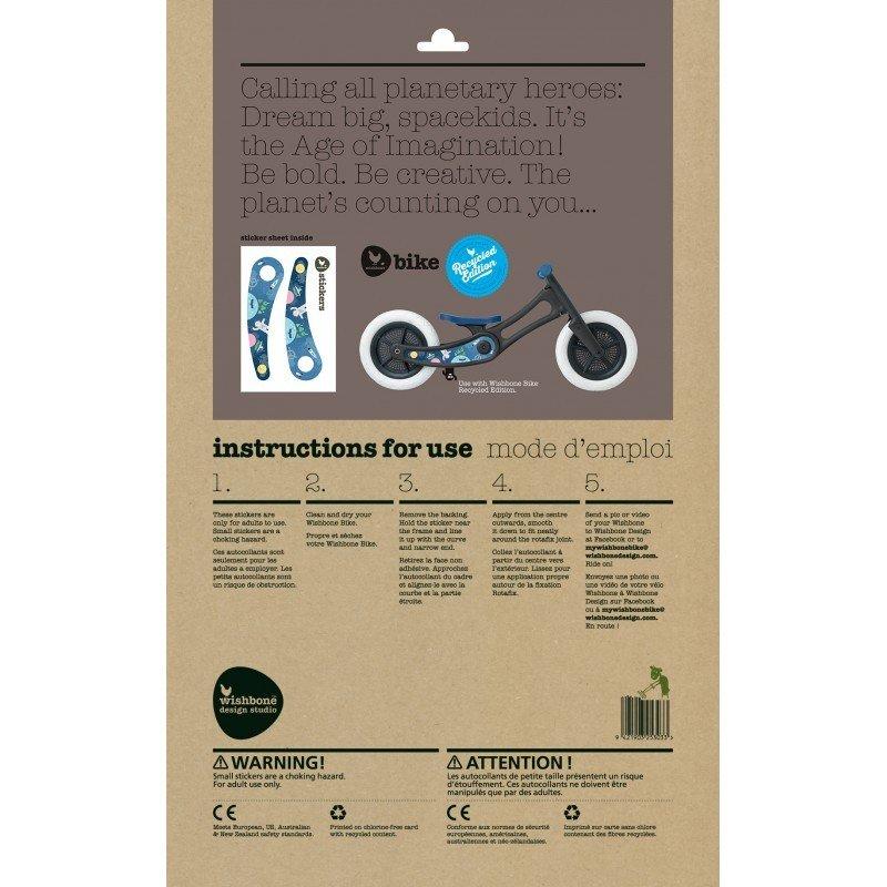 Wishbonebike  Sticker Pack- für Recycling bike Space, WISHBONE 