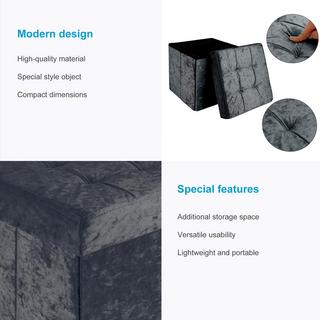 Intirilife Pouf Pieghevole  