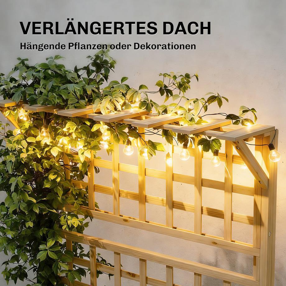 Outsunny Hochbeet mit Spalier  