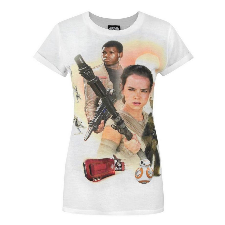 STAR WARS Star Wars Force Awakens Heroes T-Shirt Sublimazione  