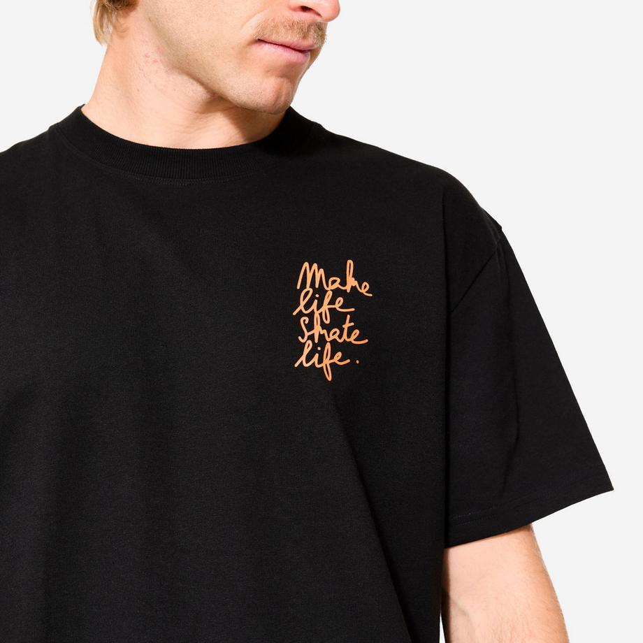 DECATHLON  Kurzarmshirt  weiter Schnitt Baumwolle 