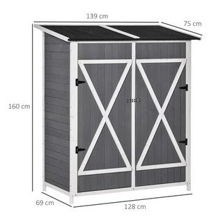 Outsunny Armoire de jardin  