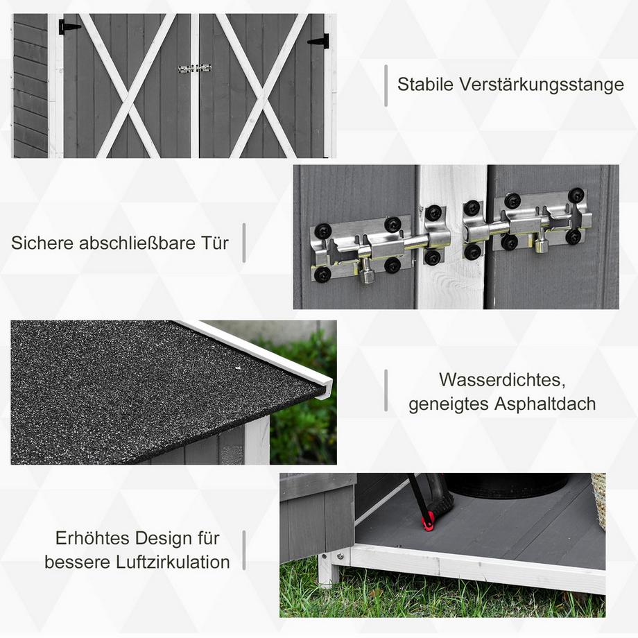 Outsunny Remise à outils  