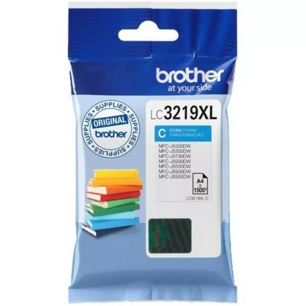 Brother – LC-3219XLC Druckerpatrone Original Blau, Multicolor, One Size