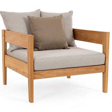 Fauteuil de jardin Kobo naturel