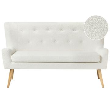 Canapé 2 places en Bouclé Rétro SKIBBY