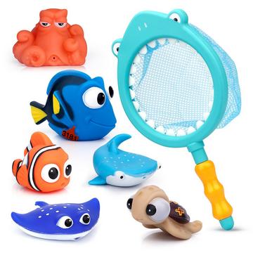 Swim Babies Bath Time Fish Toy Happy Underwater Story Wasserspray Spray