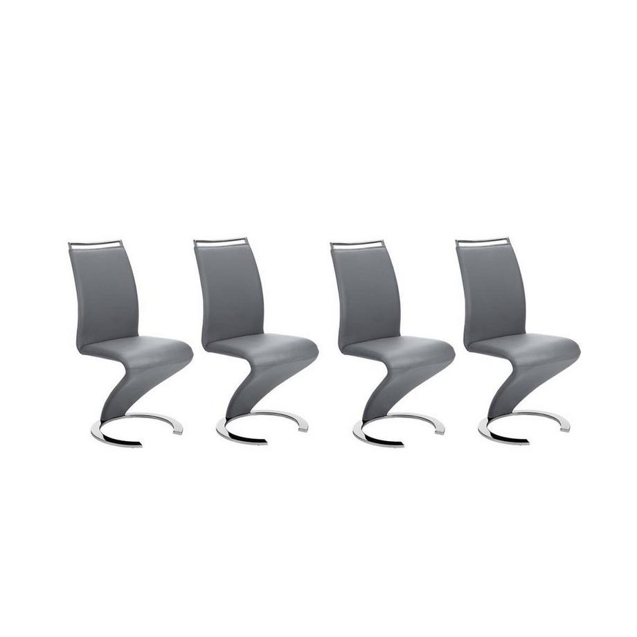 Vente-unique Lot de 4 chaises TWIZY Simili  