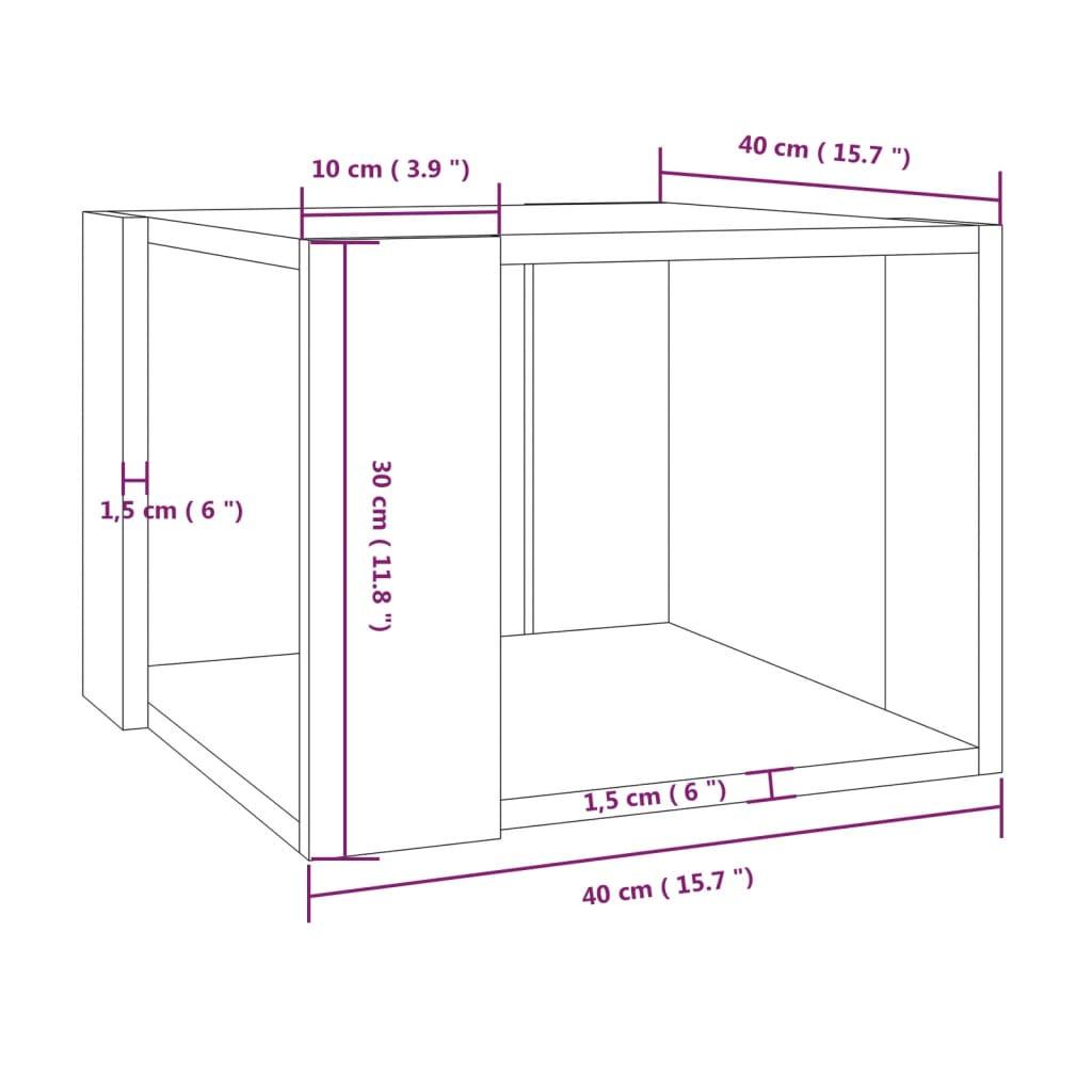 VidaXL Table basse bois d'ingénierie  