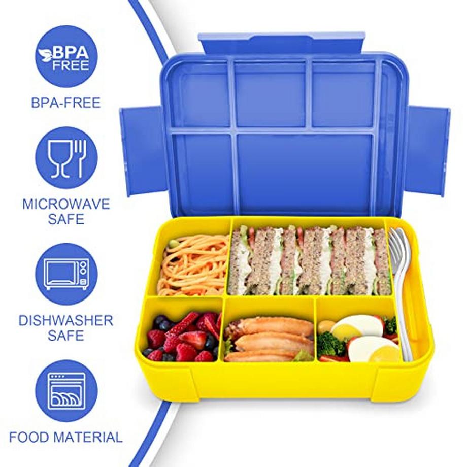 Alopini Auslaufsichere Lunchbox für Kinder, Brotdose, Snackbox, perfekt für Schule, Kindergarten & Ausflüge  