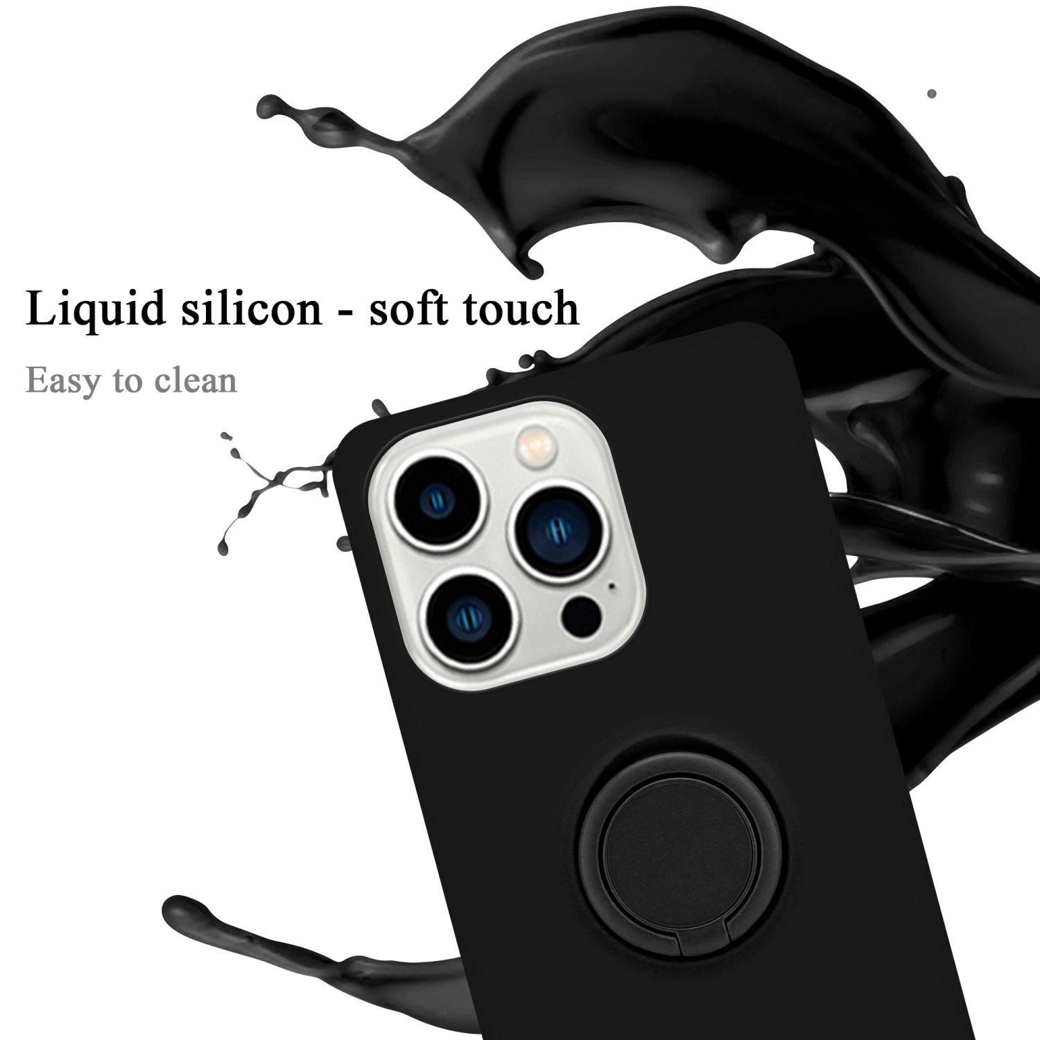 Cadorabo  Hülle für Apple iPhone 14 PRO MAX TPU Silikon mit Ring Liquid 