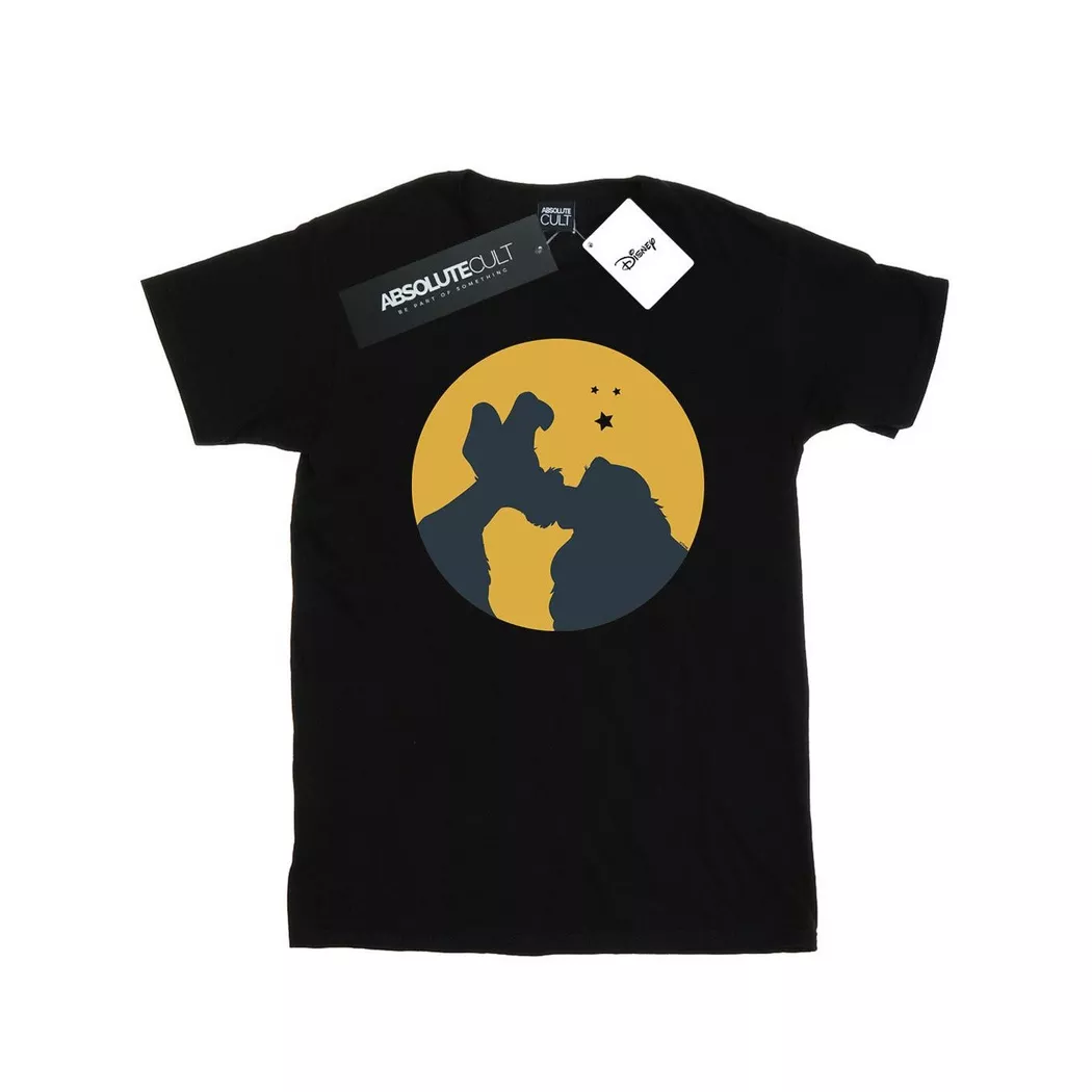 Disney - Lady And The Tramp TShirt, für Damen, Schwarz, Größe XL