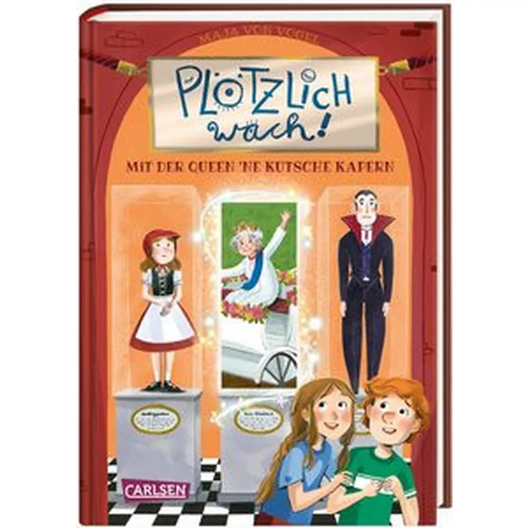 Carlsen - Plötzlich wach! 1: Mit der Queen ne Kutsche kapern, von Vogel, Maja/ Behl, Anne-Kathrin (Illustrationen), Multicolor