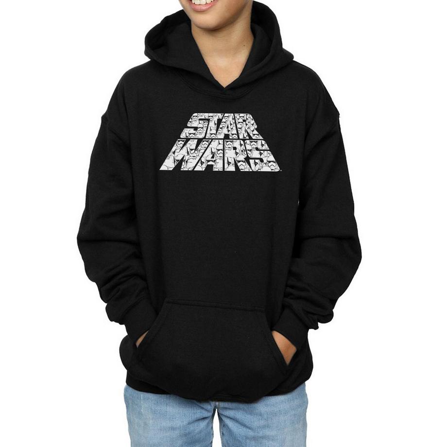 STAR WARS  Trooper Felpa Con Cappuccio Logo 