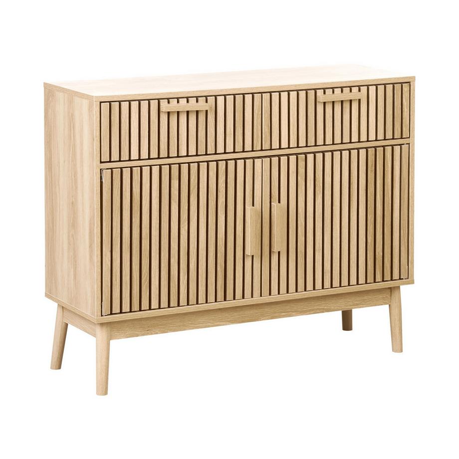 Sideboard mit 2 Türen aus MDF-Platte Mediterran LYNWOOD
