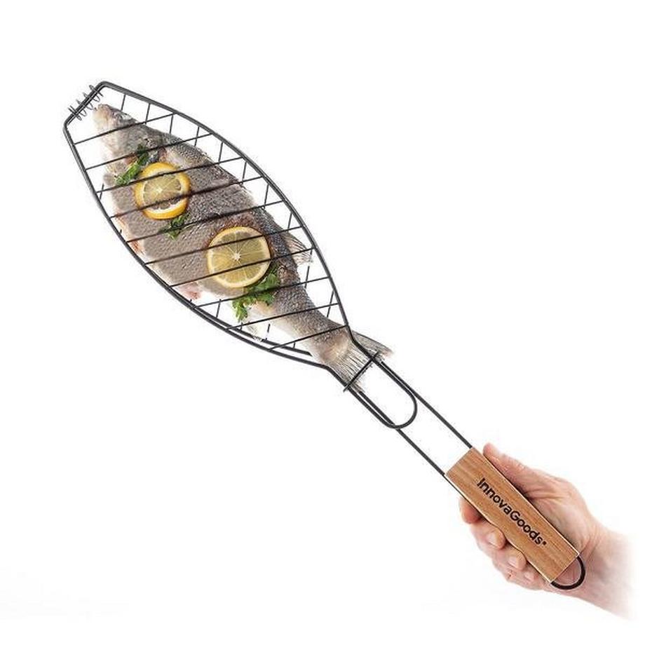InnovaGoods  Panier à poisson pour barbecue 