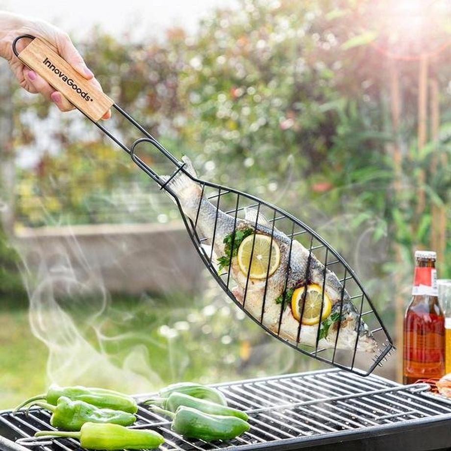 InnovaGoods  Panier à poisson pour barbecue 
