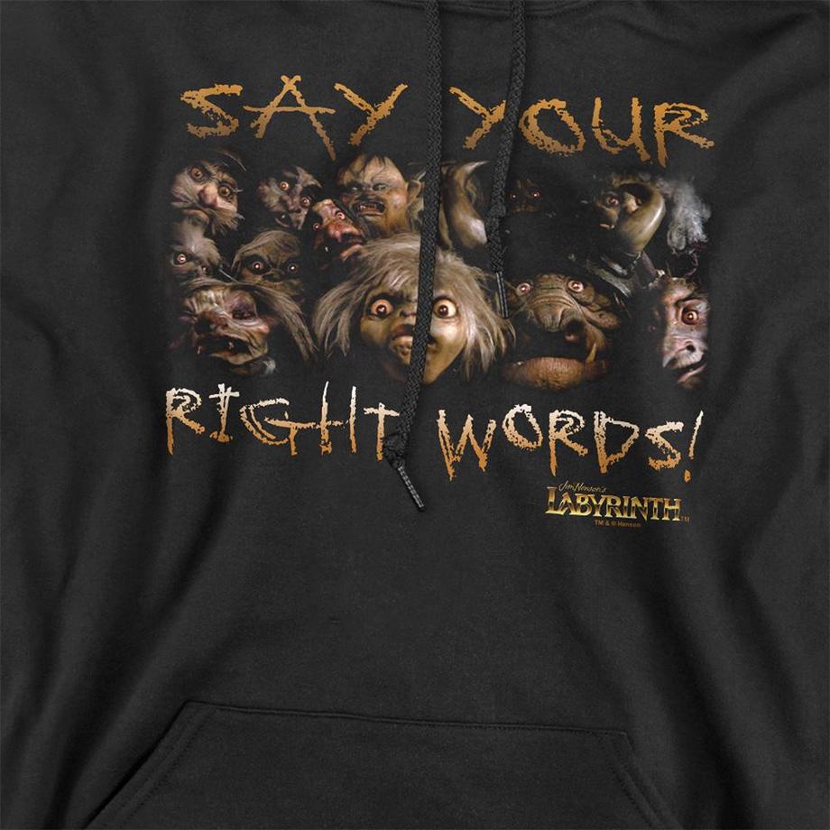 Labyrinth Say Your Right Words Sweat à Capuche  