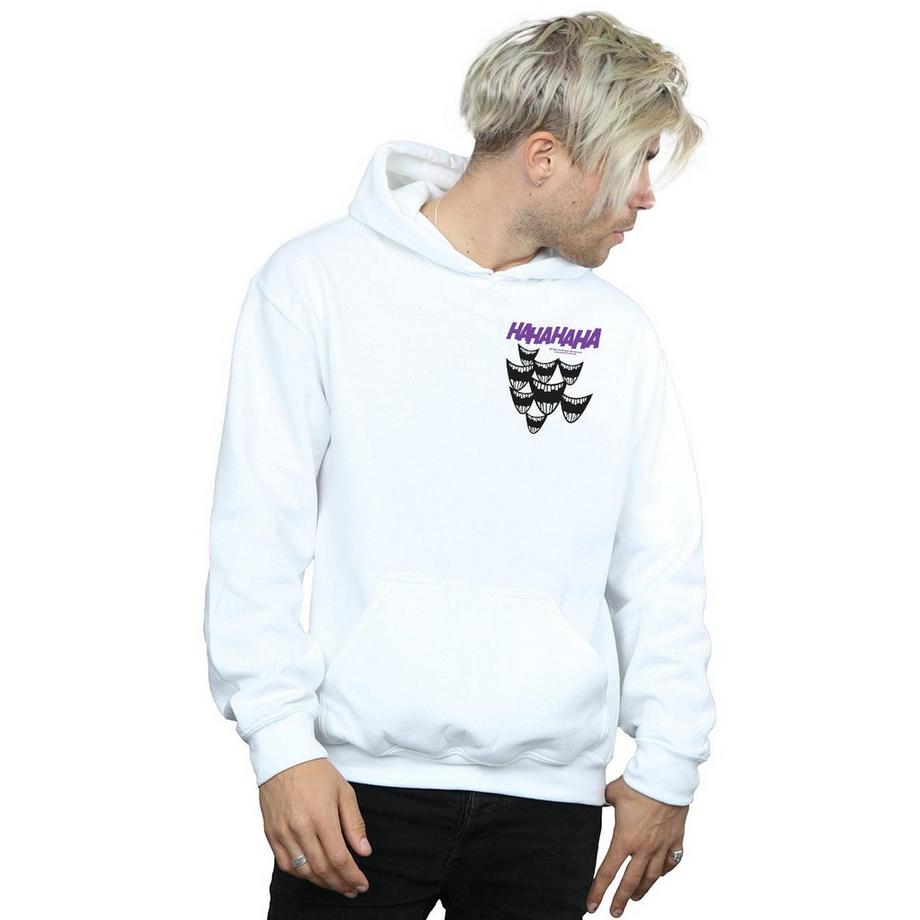 DC COMICS Joker Hahahaha Felpa con cappuccio  