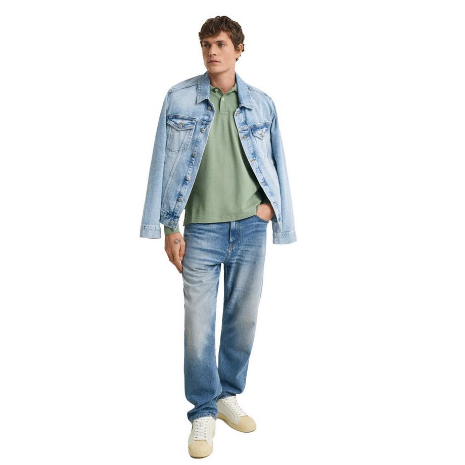 GANT Shield Regular Fit Longsleeve Pique Rugger Polo  