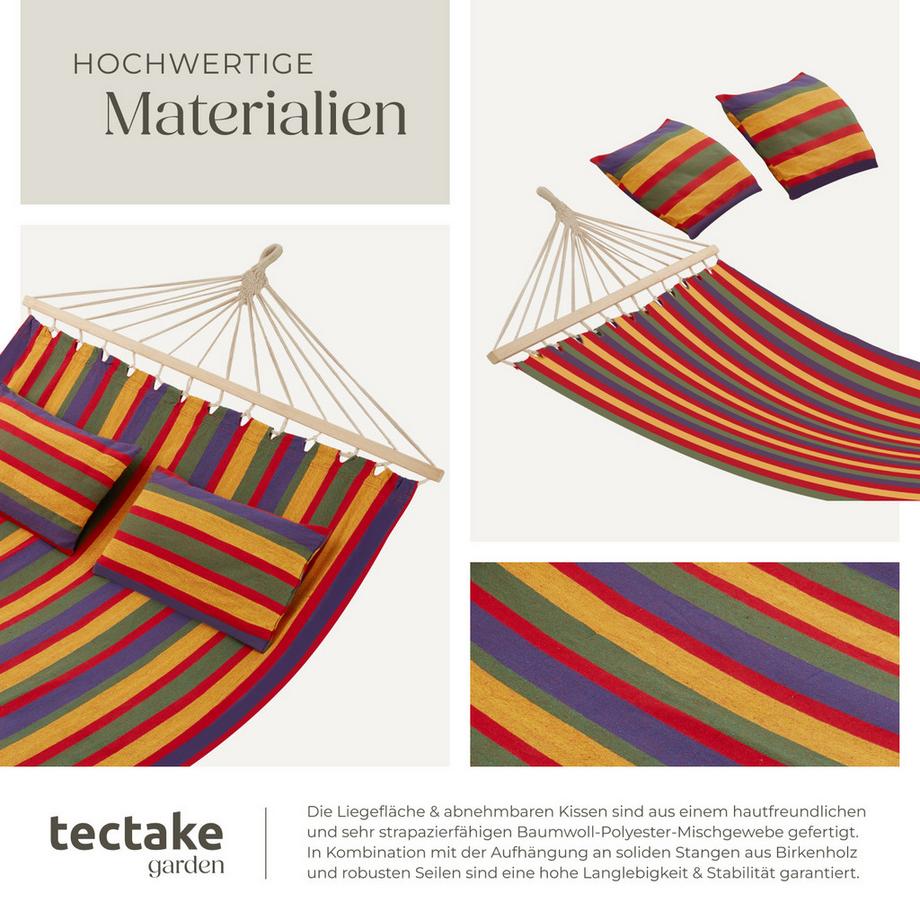 Tectake Amaca Eden con bastoni, per 2 persone  