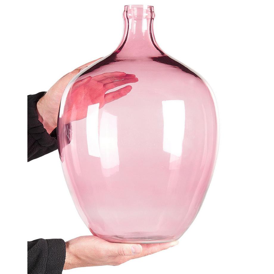 Beliani Vaso da fiori en Vetro Moderno ROTI  