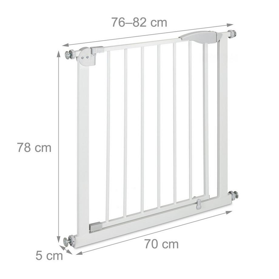 Northix  Ausziehbarer Türschutz ohne Bohren 