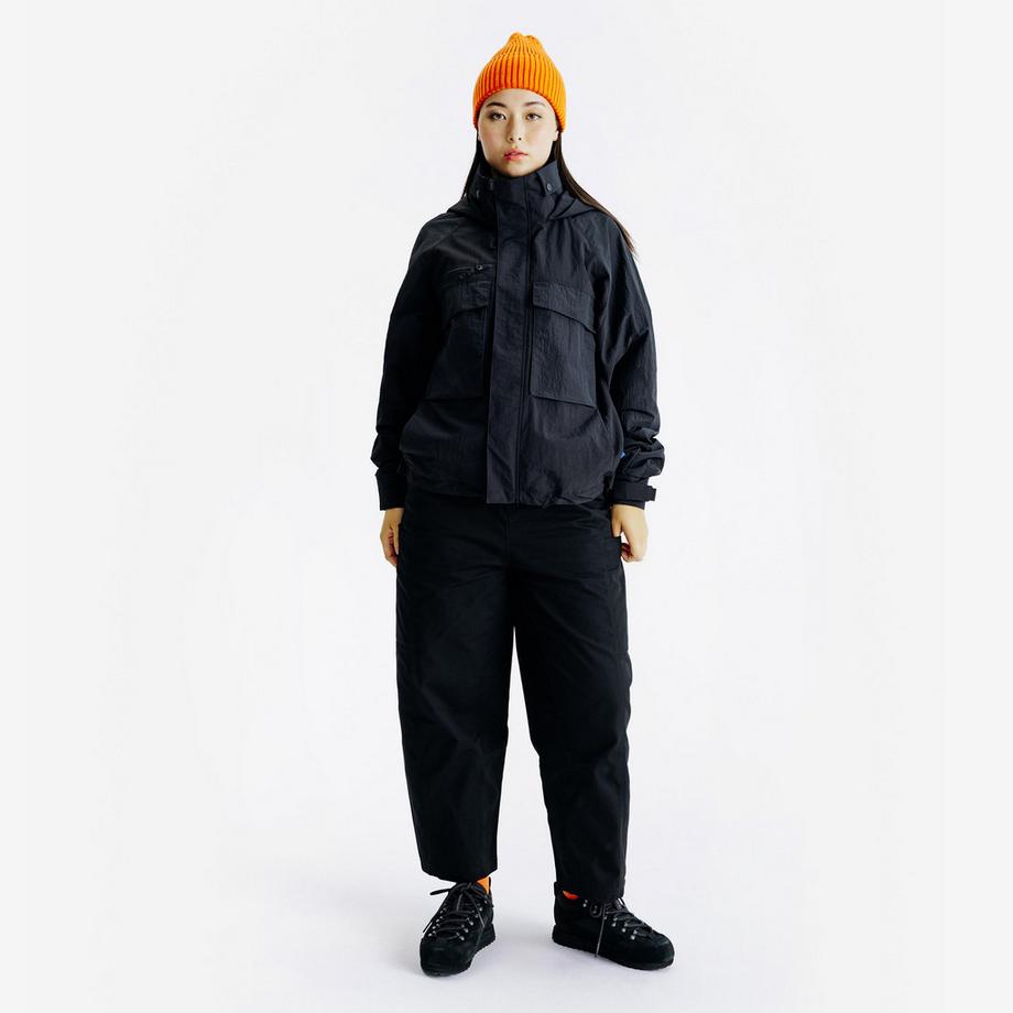 DECATHLON Cropped Polyamid Jacke  