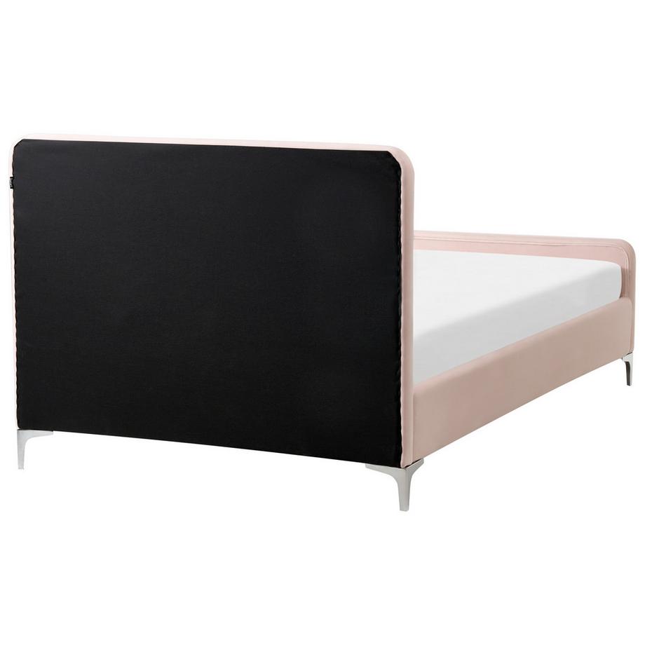 Beliani Letto en Velluto  LUNAN  