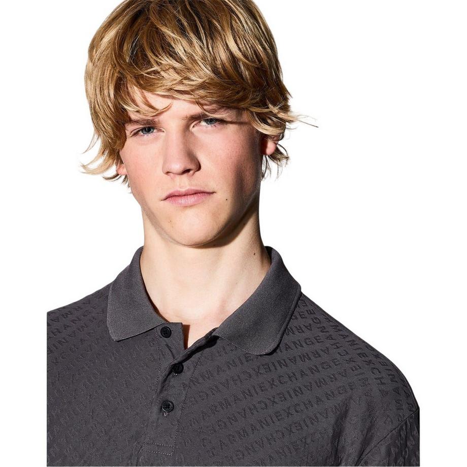 Armani Exchange Maglietta Polo Strutturata Taglio Regolare  