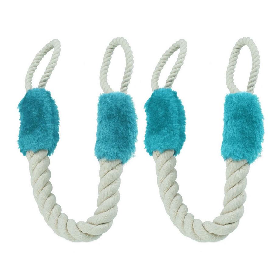 Clip di protezione per cordino porta set da 2 blu