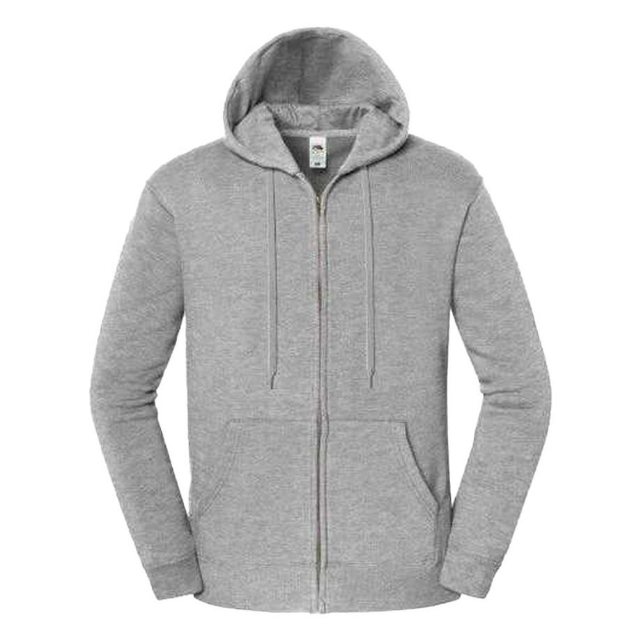 Iconic Premium Felpa Con Cappuccio E Zip Intera