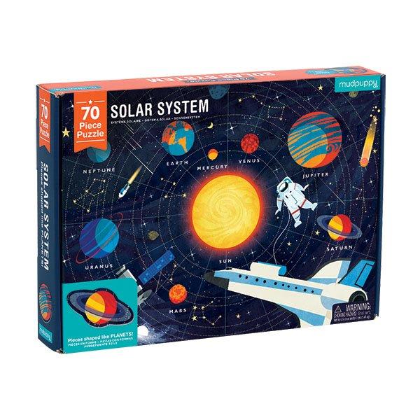 mudpuppy  Solarsystem, Geografie Puzzle 70tlg 