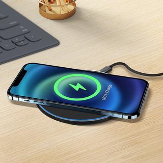 Avizar  Caricabatterie Wireless QI 15W LED, Prio 