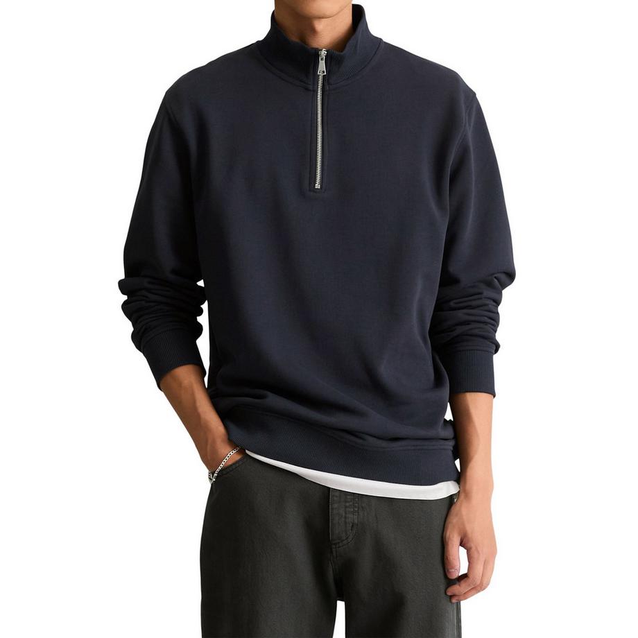 Marc O'Polo Denim Sweat-shirt  Pack de 1 Confortable à porter-Sweat Troyer CF Zip Regular Fit  