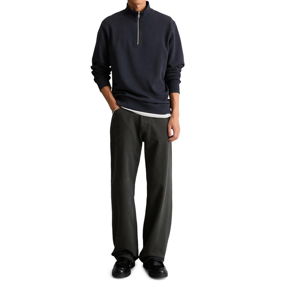 Marc O'Polo Denim Sweat-shirt  Pack de 1 Confortable à porter-Sweat Troyer CF Zip Regular Fit  
