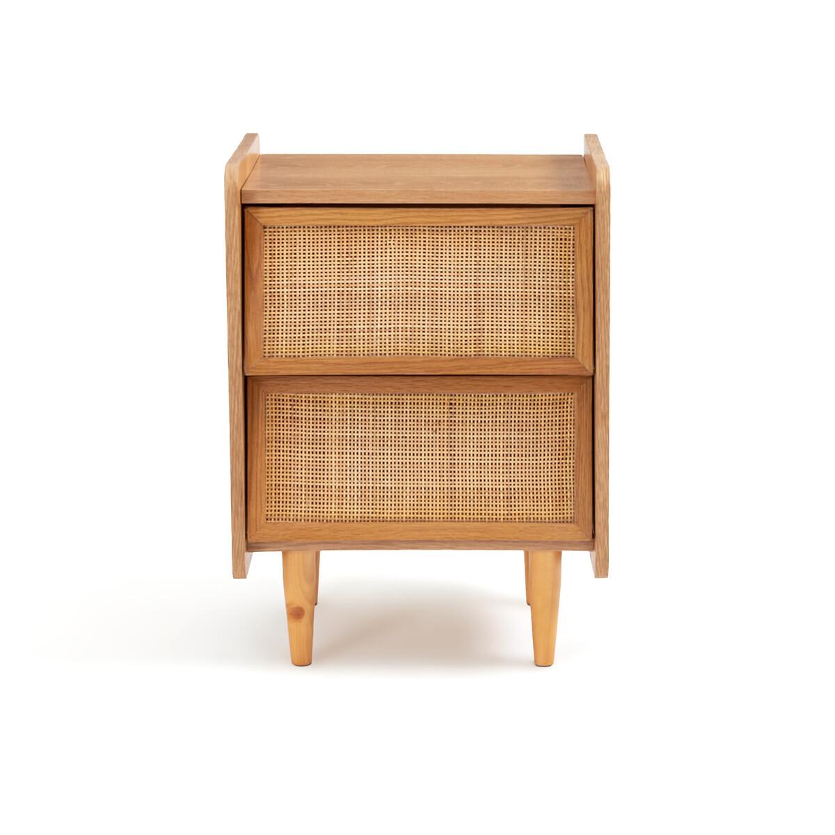 La Redoute Intérieurs Chevet 2 tiroirs cannage  