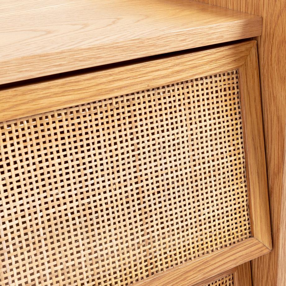 La Redoute Intérieurs Nachttisch mit 2 Schubladen  