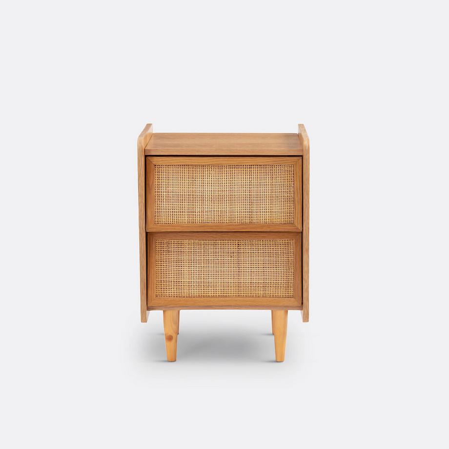 La Redoute Intérieurs Nachttisch mit 2 Schubladen  