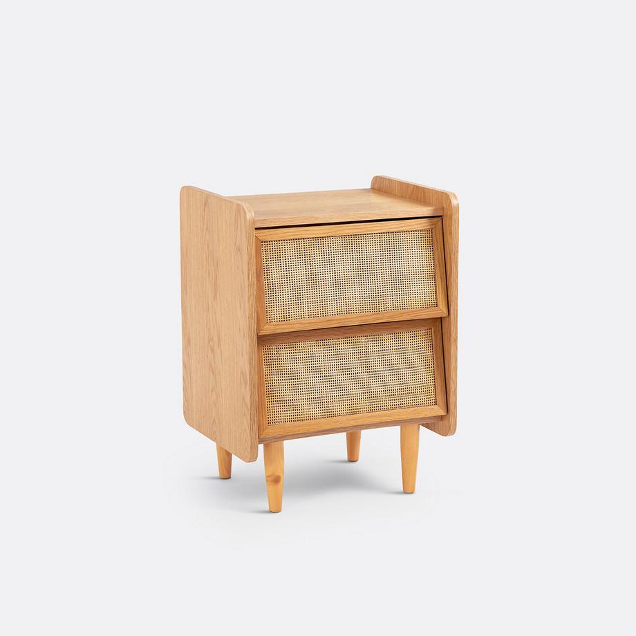 Nachttisch mit 2 Schubladen